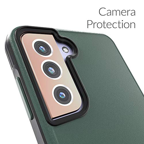 Crave Slim Guard for Galaxy S21+ Case, Shockproof Case for Samsung Galaxy S21 Plus, S21+ 5G (6.7 inch) - Forest Green