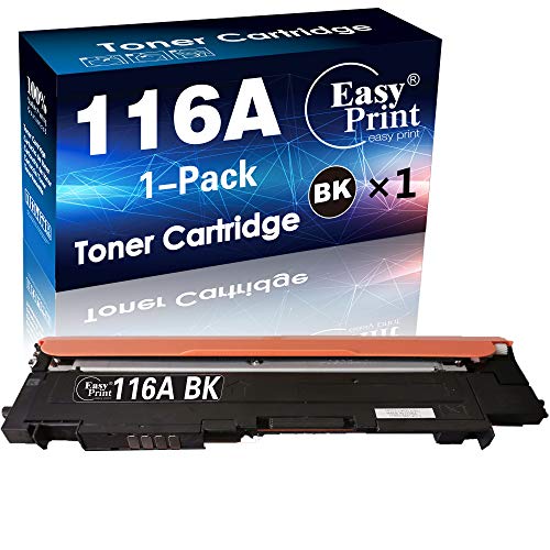 EASYPRINT Compatible 116A Toner Cartridges Black 116A W2060A Used for HP Color Laser MFP178nw 179fnw 150a 150w 150nw Printers, (1x Black)