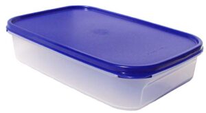tupperware modular mates 8.5 cup rectangle 1 container sapphire blue seal