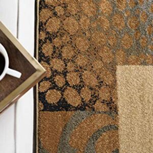 Tayse Sedona Beige 3 Piece Area Rug Set for Home, Room, and Decor - Transitional, Floral