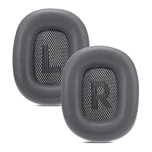 Damex Replacement earpads for Apple airpods max Headphone, Protein Leather Ear Cushion (Gray)