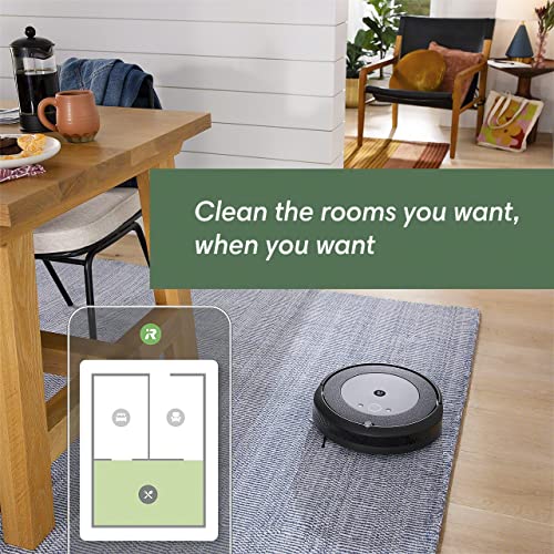 iRobot Roomba i4 EVO (4150) Wi-Fi Connected Robot Vacuum – Now Clean by Room with Smart Mapping Compatible with Alexa Ideal for Pet Hair Carpets & Hard Floors