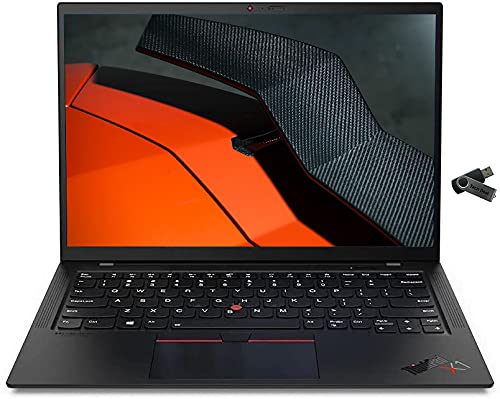 Lenovo 2023 ThinkPad X1 Carbon Gen 9 Laptop,14.0" FHD IPS 400 nits,i7-1165G7,16GB RAM, 1TB PCIe SSD,Backlit Keyboard, Fingerprint Reader, USB-C, HDMI,Win 11 Pro |TD 32G USB