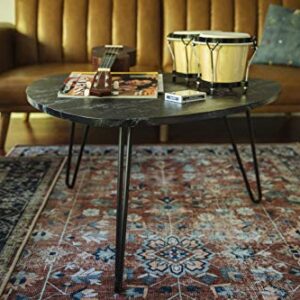 Novogratz by Momeni Rugs Doheny Polyester Rust Area Rug 7'6" X 9'6" (DOHENDOH-1RST7696)