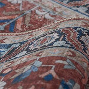 Novogratz by Momeni Rugs Doheny Polyester Rust Area Rug 7'6" X 9'6" (DOHENDOH-1RST7696)