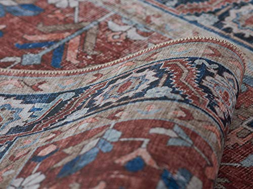 Novogratz by Momeni Rugs Doheny Polyester Rust Area Rug 7'6" X 9'6" (DOHENDOH-1RST7696)