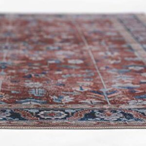 Novogratz by Momeni Rugs Doheny Polyester Rust Area Rug 7'6" X 9'6" (DOHENDOH-1RST7696)