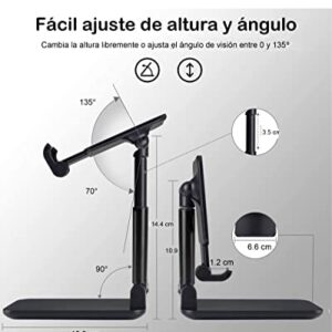 Vimi Adjustable Cellular Table Stand with Tilt Positions (Black)