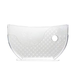 octflor rice paper water bowl with side pocket holder holds up to 27cm rice paper for making fresh spring rolls (rice paper not included)