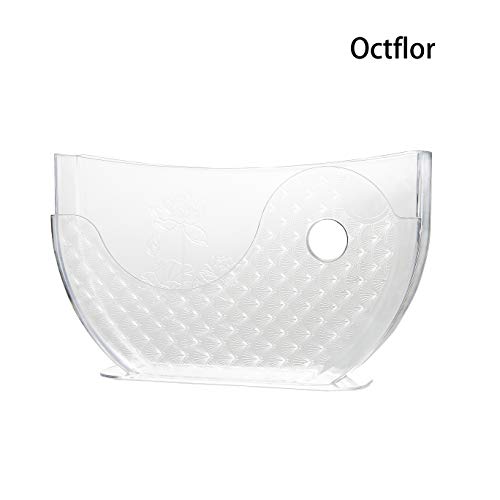 Octflor Rice Paper Water Bowl with Side Pocket Holder Holds UP to 27cm Rice Paper for Making Fresh Spring Rolls (Rice Paper Not Included)