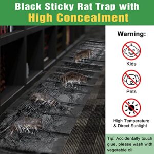 6 Pack Sticky Mouse Trap, X- Large 47.2 * 11'' Glue Traps for Mice and Rats Traps Indoor for Home, Rodent Snakes Spiders Roaches