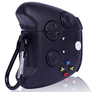 Oqplog for Airpod 2/1 for AirPods Case 3D Cute Fun Cartoon Fashion Funny Character Air Pods 2&1 Cover Design for Men Girls Teen Boys Unique Kawaii Trendy Soft Silicone Cases–Xbox Black Controller