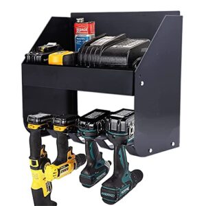 Ultrawall Heavy Duty Power Tool Rack for Electric Drill, Power Tool Organizer Wall Mount Fits for Garage, Home, Workshop, Shed Power Tool Storage