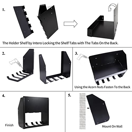 Ultrawall Heavy Duty Power Tool Rack for Electric Drill, Power Tool Organizer Wall Mount Fits for Garage, Home, Workshop, Shed Power Tool Storage