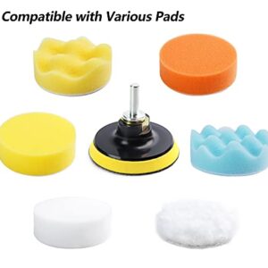 S SATC 3 Inch Buffing Pads 22 Pcs Buffing Pad for Drill 80mm Buffing Pads Car Polishing Pad for Car Sanding Buffing Waxing Sealing Glaze