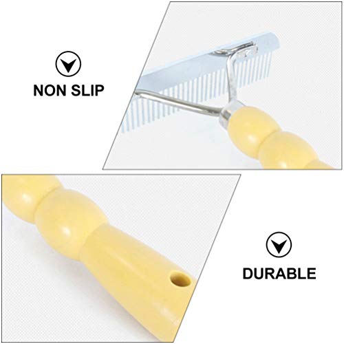 Balacoo Dog Hair Brush Metal Comb Horse Hair Comb Horse dematting brush Hair Cleaning Comb Cleaning Brush Cleaning dog rake Accessory dematting rake Mane Comb Dog Hair Brush Metal Comb