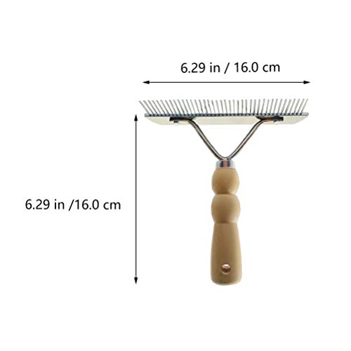 Balacoo Dog Hair Brush Metal Comb Horse Hair Comb Horse dematting brush Hair Cleaning Comb Cleaning Brush Cleaning dog rake Accessory dematting rake Mane Comb Dog Hair Brush Metal Comb