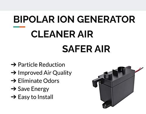 Bipolar Ion Generator Air Purifier for Home A/C - 24VAC - Millions of Positive and Negative Ionization Output