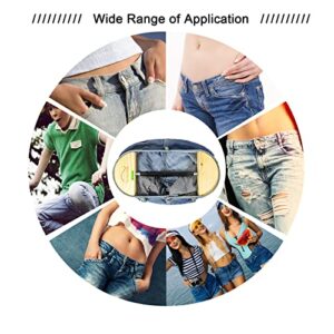 YUNJING Pant Stretcher for Jeans with Alloy Aluminium Adjustable Buckle Waistband Stretcher Instant Stretch 30" to 59"