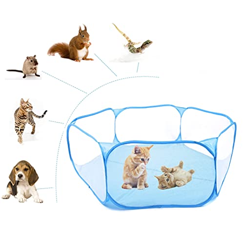 Oceek Small Animals Cage Tent Small Animals Pet Cages Kits Favola Hamster Cage Pets Ferret Nation Critter Pet Playpen Tent Guinea Pig Cage Rabbit Cage for Guinea Pig, Rabbits, Hamster