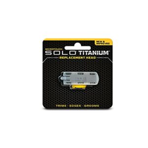 micro touch titanium solo replacement blade only