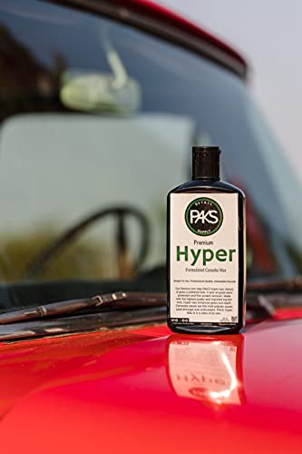 Paks Hyper Carnauba Auto Wax | Thick Professional Grade Cleaner Wax | Long Lasting UV Protection | Applicable By Machine or By Hand | Finnish Enhancer | Luminous Reflective Gloss | Anti Corrosion Sealant | Safe For All Paint Colors| Supreme Paint Protecti