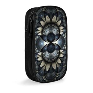 tumzfhq mandala flower pencil case for women pencil pouch for school home college office
