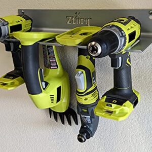 Ztorq Cordless Drill Tool Organizer - Drill Holder Storage Wall Mount Rack to optimize Garage Organization and Power Tool Storage