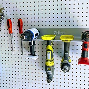 Ztorq Cordless Drill Tool Organizer - Drill Holder Storage Wall Mount Rack to optimize Garage Organization and Power Tool Storage