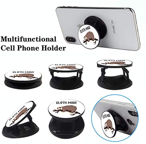 4 Pack Foldable Expanding Cell Phone Finger Stand Holder Compatible with All Smartphones and Tablets Follow Me Not Today Sloth Mode