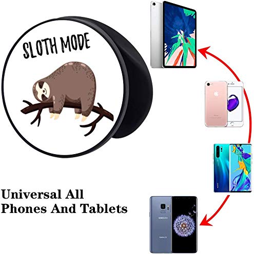 4 Pack Foldable Expanding Cell Phone Finger Stand Holder Compatible with All Smartphones and Tablets Follow Me Not Today Sloth Mode