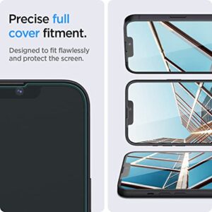 Spigen Tempered Glass Screen Protector designed for iPhone 14 / iPhone 13 Pro/iPhone 13 [Sensor Protection / 2 Pack]