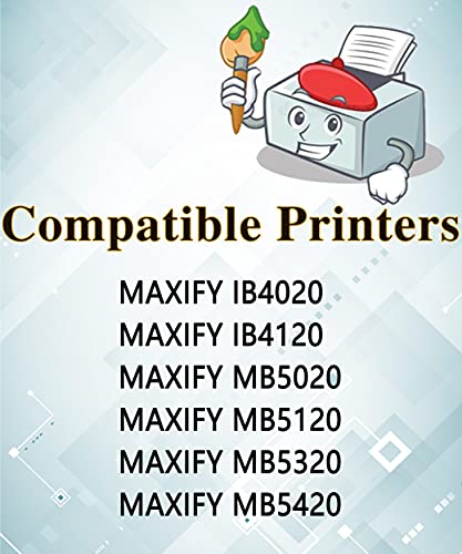 MM MUCH & MORE Compatible Ink Cartridge Replacement for Canon PGI-2200 XL 2200 2200XL to Used for MAXIFY MB5420 iB4020 iB4120 MB5020 MB5120 MB5320 Pixma TS3120 (2 Black, Cyan, Magenta, Yellow) 5-Pack