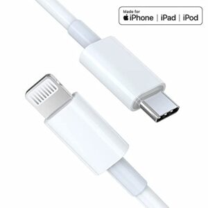 [Apple MFi Certified] iPhone Fast Charger 3Pack (6ft), USB C to Lightning Cable Power Delivery for iPhone 14/14 Pro/14 Pro Max/13/13 Pro/13 Pro Max/12/12 Mini/Xs Max/XR/X/AirPods Pro and More