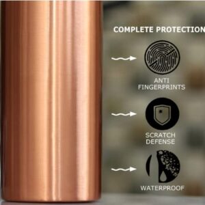 2activelife-Copper Water Bottle (34 Oz) Immunity Booster |Ayurvedic Copper Vessel - Drink More Water and Enjoy The Health Benefits Immediately/Yoga Bottle