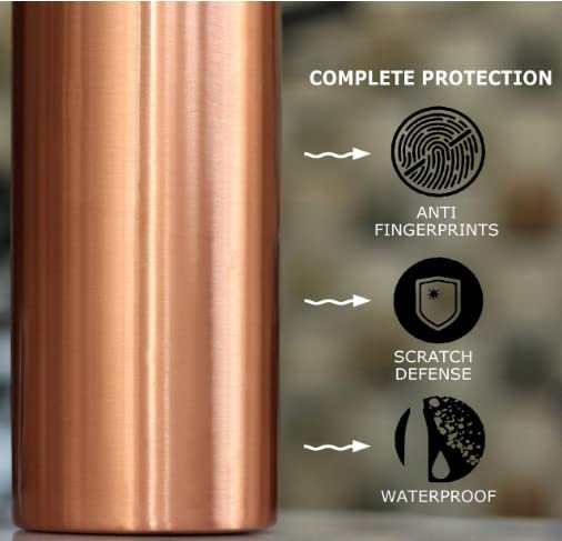 2activelife-Copper Water Bottle (34 Oz) Immunity Booster |Ayurvedic Copper Vessel - Drink More Water and Enjoy The Health Benefits Immediately/Yoga Bottle