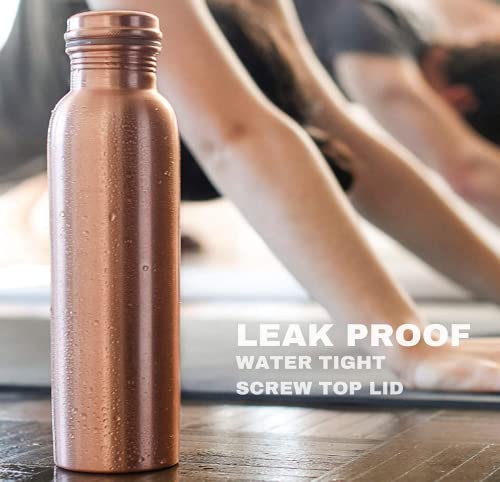 2activelife-Copper Water Bottle (34 Oz) Immunity Booster |Ayurvedic Copper Vessel - Drink More Water and Enjoy The Health Benefits Immediately/Yoga Bottle