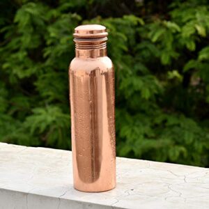 2activelife-Copper Water Bottle (34 Oz) Immunity Booster |Ayurvedic Copper Vessel - Drink More Water and Enjoy The Health Benefits Immediately/Yoga Bottle