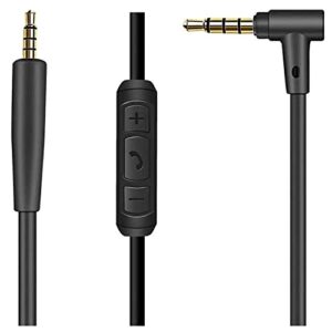 bingle headphones cable replacement cord for bose quietcomfort 25/35 / 35ii /on-ear 2/oe2/oe2i/soundlink/soundtrue headphones aux extension cord with inline mic volume control
