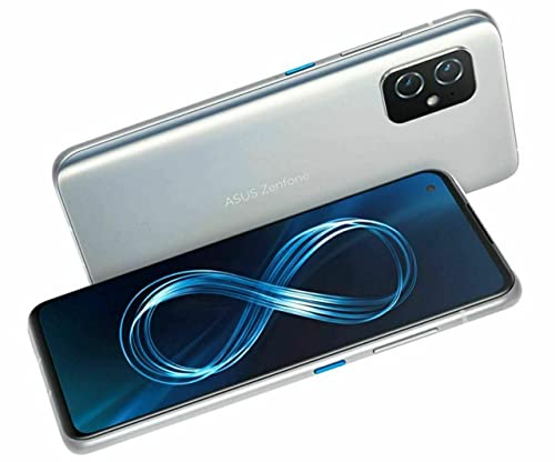 ASUS Zenfone 8 ZS590KS 5G Dual 256GB 12GB RAM Factory Unlocked (GSM Only | No CDMA - not Compatible with Verizon/Sprint) International Version - White