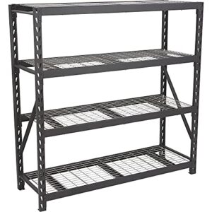 Ironton Industrial Steel Wire Shelving - 72in.W x 24in.D x 72in.H, 4 Shelves, 3750-Lb. Total Capacity