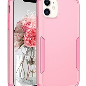 BENTOBEN iPhone 11 Case, Phone Case iPhone 11, Heavy Duty 3 in 1 Full Body Rugged Shockproof Hybrid Hard PC Soft TPU Bumper Drop Protective Girls Women Boy Men Covers for iPhone 11 6.1", Pink Design