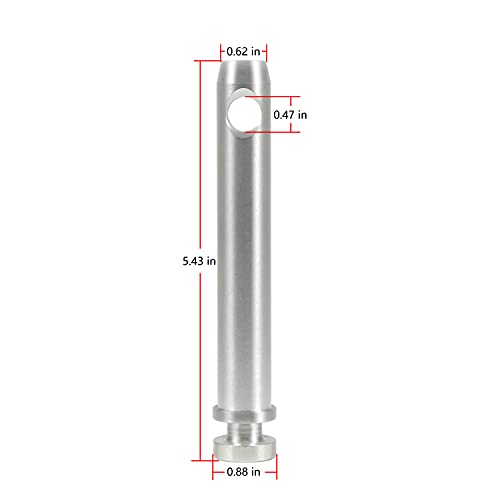 Yoursme S07070200 Cat 1 Top Link Pin Hitch Accessories for Tractors, 5-1/2” – 3/4”, Replace 195589M1, AC339942, 4 Packs