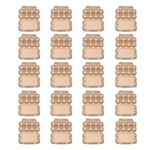 Cabilock 20pcs Egg Cartons Paper Tray Fiber Egg Tray Holder Pulp Egg Containers for Family Farm Market Camping Picnic Travel (Kraft Paper Color)