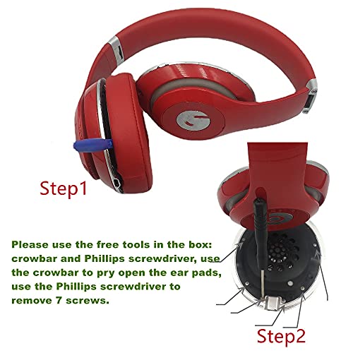 Studio 2 Charging Port Replacement for Beats studio2 Headphones, Beats Headphones Charging Port, Beats Studio 2 Headphones Micro USB Port, Studio 2.0 USB Charging Board Repair Kit