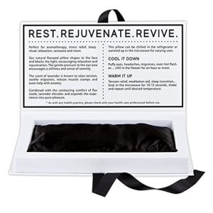 santa barbara design studio pure gift boxed lavender eye pillow, self care, standard
