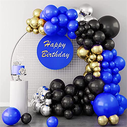 Royal Blue Party Balloons 12 inch 100 Pack for Birthday Graduation Wedding Baby Shower Anniversary Decorations