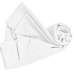 Natural Uniforms Women's Under Scrub Tee V-Neck Long Sleeve T-Shirt-3-Pack (Large, White)