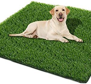 SSRIVER Dog Grass Pad,51.1x31.8In Fake Grass for Dogs,Artificial Grass Pee Pad for Puppies Potty Training Indoor Outdoor