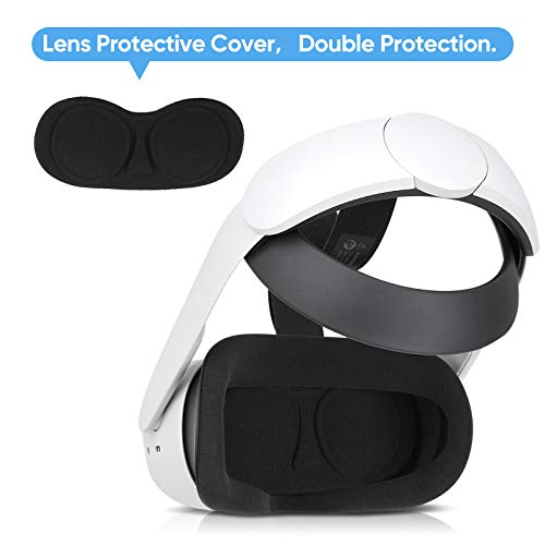 Accessories for Oculus Quest 2, Sweatproof Face Cover for Oculus Quest 2 Headset & Quest 2 Facial Interfaces, with a Lens Cover